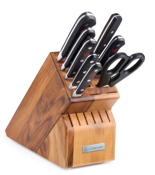 Wusthof Classic 9 Piece Block Set - Acacia
