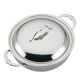 Hestan Nanobond Stainless Steel Dutch Oven 5 Quart with Lid