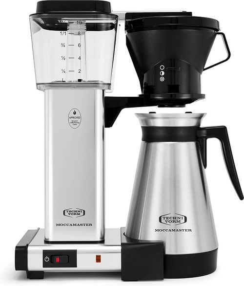 Technivorm Moccamaster 79112KBT Manual-Adjust Drip-Stop - Polished Silver