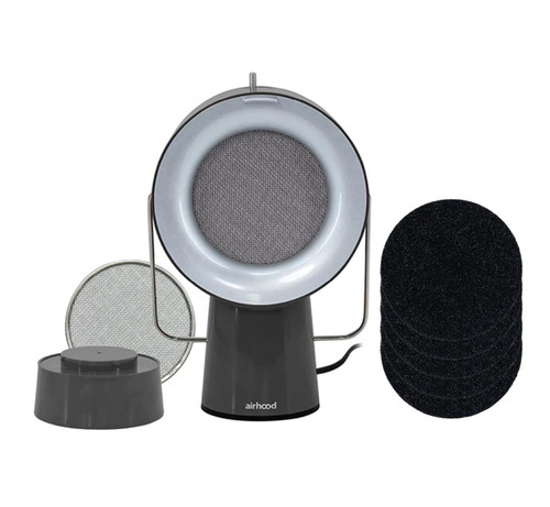 AirHood Wired Daily Trio - Portable Kitchen Air Cleaner - Black