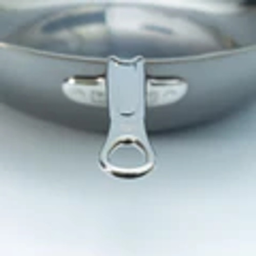 Hestan Nanobond Stainless Steel 14 inch Chef Pan with Helper Handle