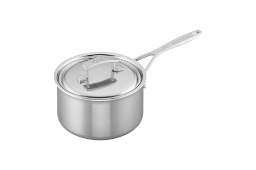 Demeyere Industry5 Stainless Steel 3 qt. Sauce Pan