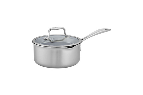 Zwilling CFX Stainless Steel Ceramic Nonstick 3 Quart Saucepan
