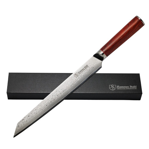 Hammer Stahl Damascus 10in Slicer