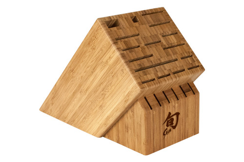 Shun 22 Slot Bamboo Knife Block