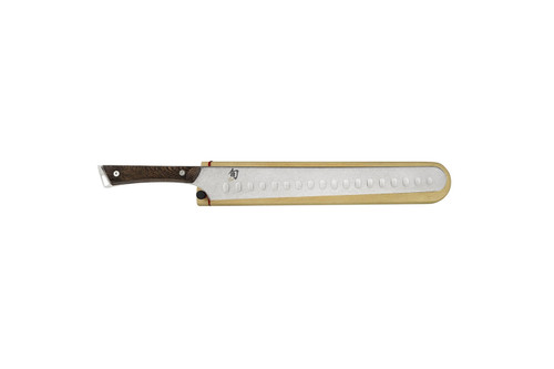 Shun Kanso 12 inch Hollow Edge Brisket Knife with Saya