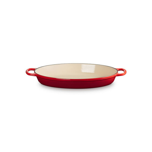 Le Creuset Signature Cast Iron 3 qt Cerise Oval Baker