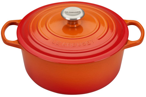 Le Creuset Signature Cast Iron 9 qt Flame Round Dutch Oven