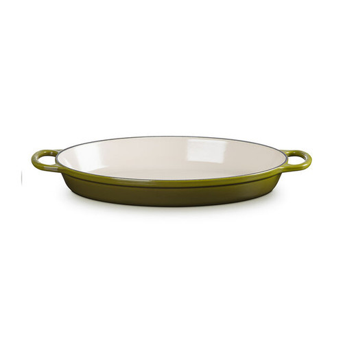 Le Creuset Signature Cast Iron 3 qt Olive Oval Baker