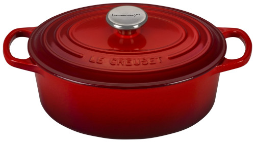 Le Creuset Signature Cast Iron 15.5 qt. Goose Pot - Cerise