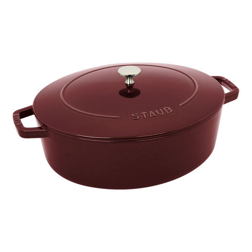 Staub Cast Iron 6.25 qt. Grenadine Oval Cocotte