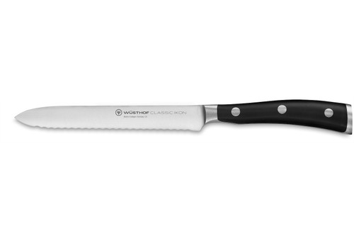 Wusthof Classic Ikon 5 inch Serrated Utility Knife